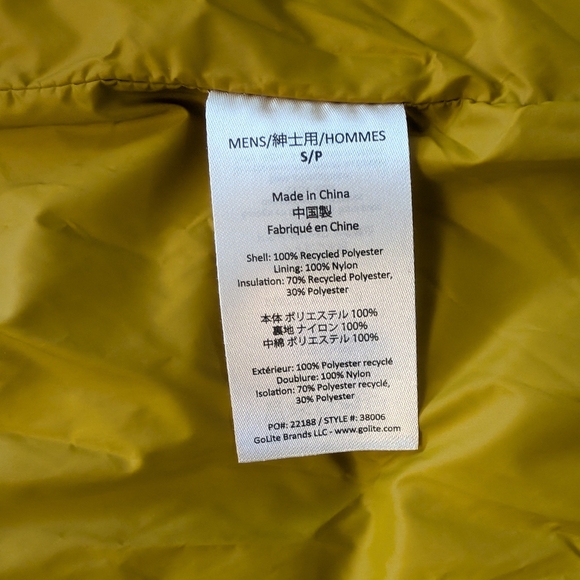 NWT GoLite ReFill Eco100 Insulated Jacket - Picture 9 of 16